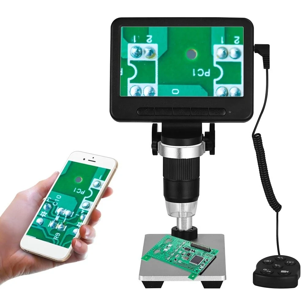 500X-1000X WiFi Digital Microscope | 5 Inch 1080P LCD | Wireless USB Camera - Image 4