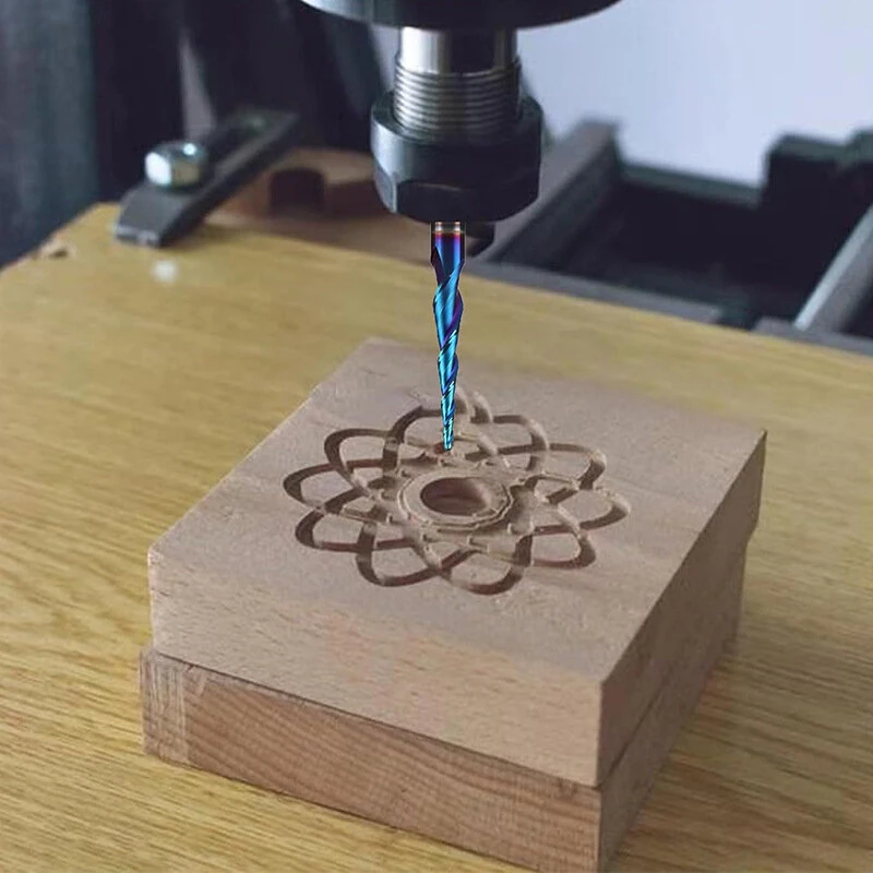 3D CNC Router Bit - 1/4 Inch Shank Tungsten Steel | HRC93 Hardness for Precision Carving - Image 5