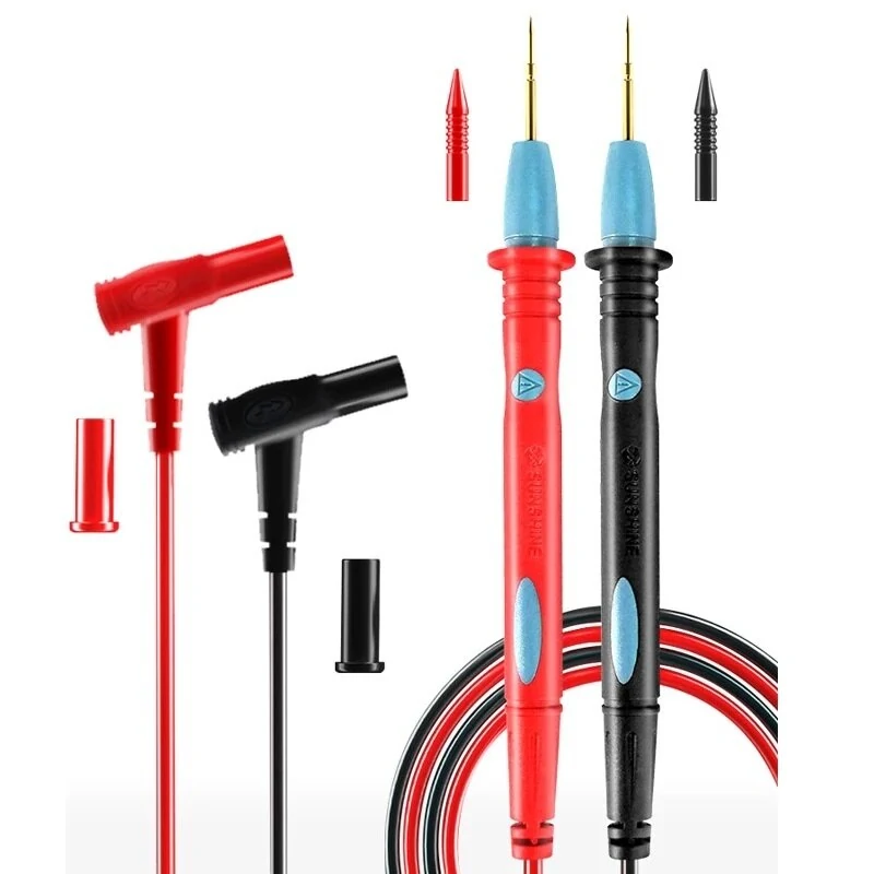 SUNSHINE SS-024A Multimeter Test Pen | 1000V 20A Anti-Scalding Silicone Wire - Image 2
