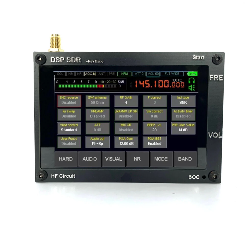 Malahit SDR DSP Radio Receiver | 50kHz-2GHz AM SSB NFM WFM | Ultrathin Firmware - Image 4