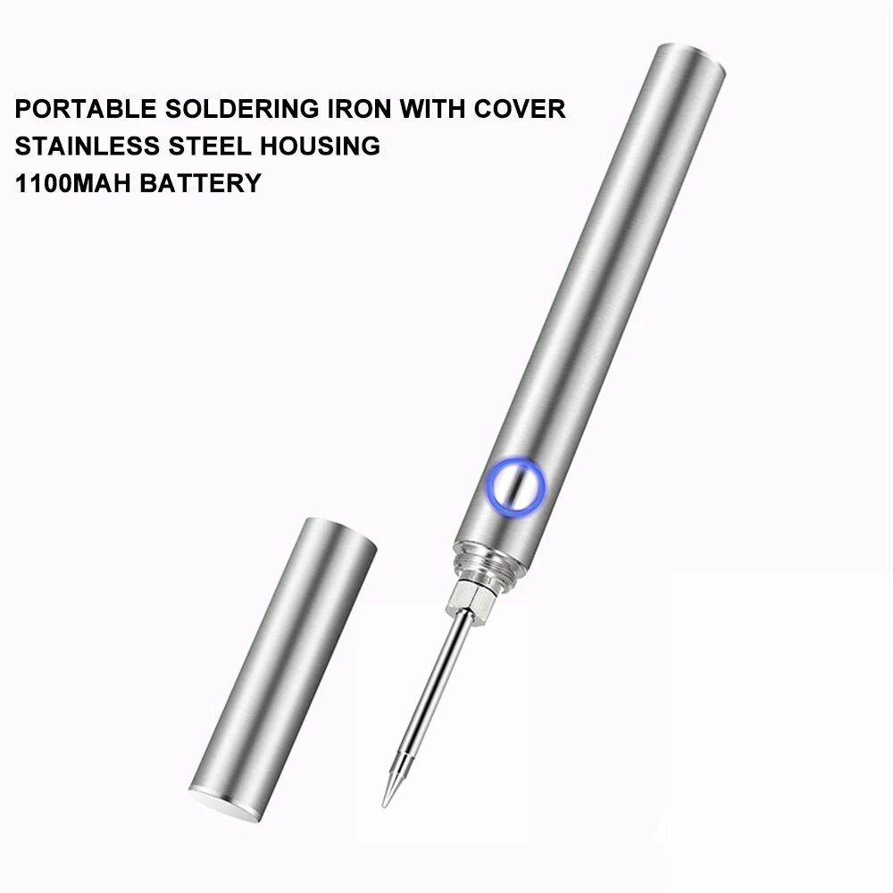 Drillpro Mini Portable Cordless Soldering Iron - 1100mAh USB-C | Includes Case & Tips - Image 4
