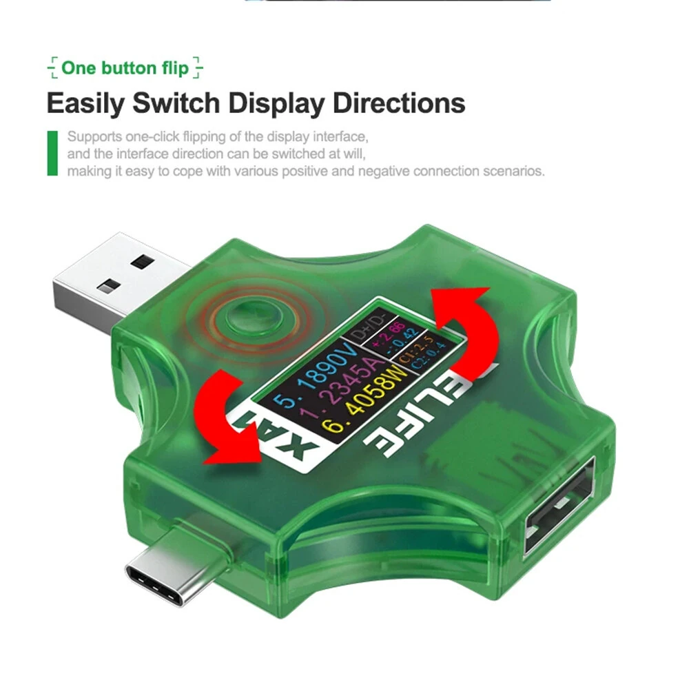 RELIFE XA1 Voltage Tester | 4-25V 5A IPS Display | PD QC Fast Charging - Image 5