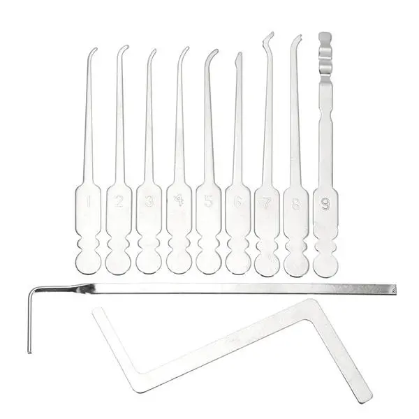 Stainless Steel Classic Mini Single Hook Locksmith Tools Model XYZ - Image 2