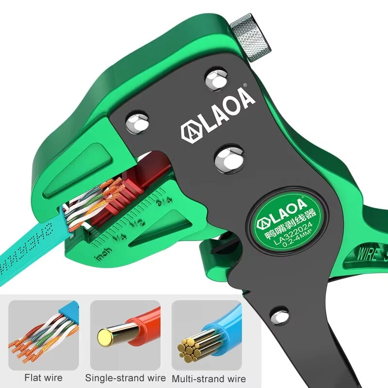 LAOA Automatic Wire Stripper - 0.2 to 4mm Range Adjustment for Electrician - Image 5