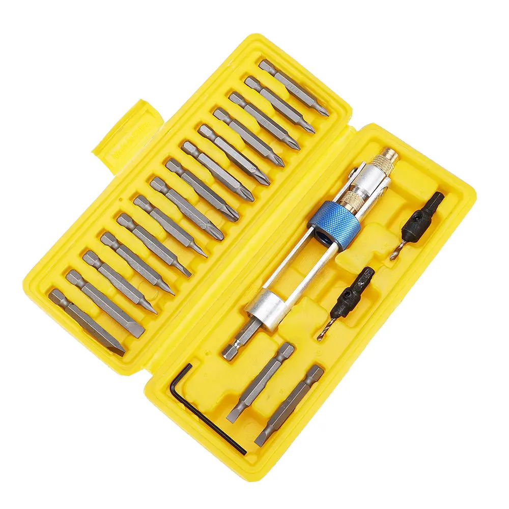 Half Time Drill - 20pcs High Speed Steel Drill Driver & Screwdriver Set - Image 2