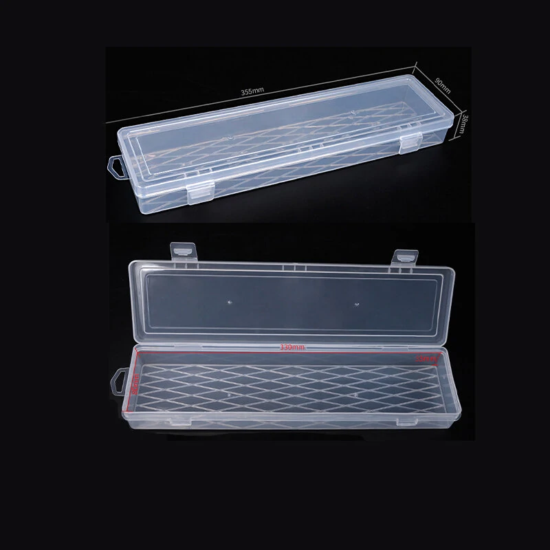 Long Tool Box - 14 Inch Transparent Storage Box for Parts & Jewelry - Image 2
