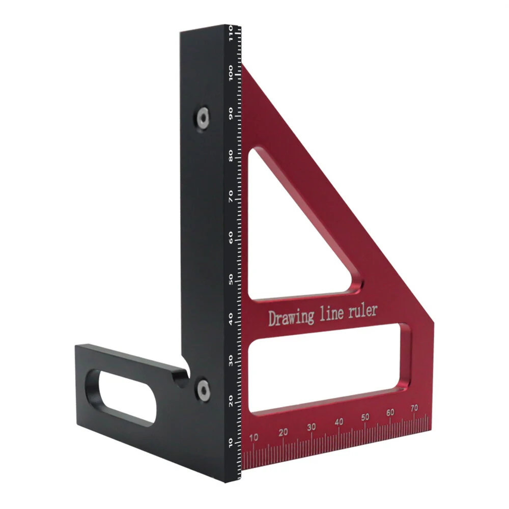 Aluminum Alloy 3D Angle Ruler - 45/90 Degree Protractor for Woodworking - Image 5