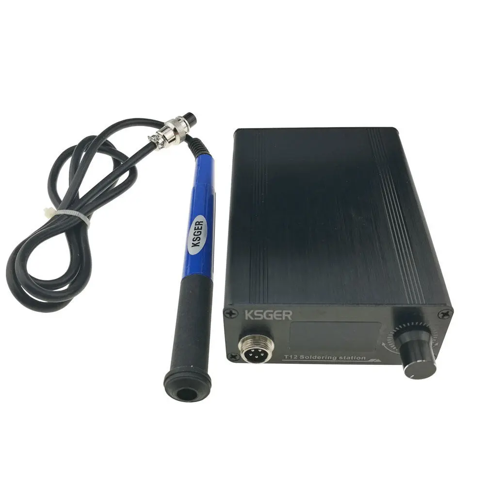 KSGER T12 Mini V2.1S Soldering Station | T1 Temperature Controller | Metal Case - Image 2