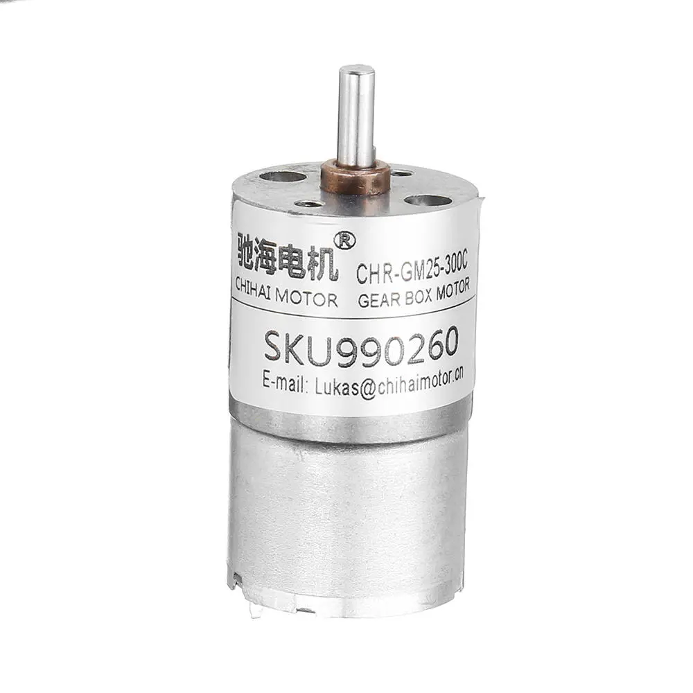 CHIHAI DC 6V 65RPM Gear Motor - High Torque Permanent Magnet Mini Motor - Image 2