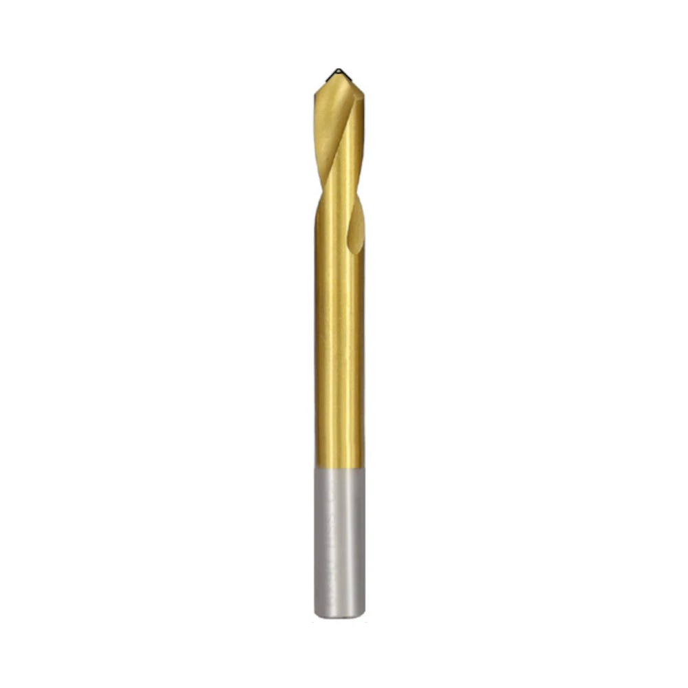 Drillpro 90 Degree Chamfer Drill Bit 4-12mm | Titanium Coated HSS | Spotting & Center Tool - Image 3