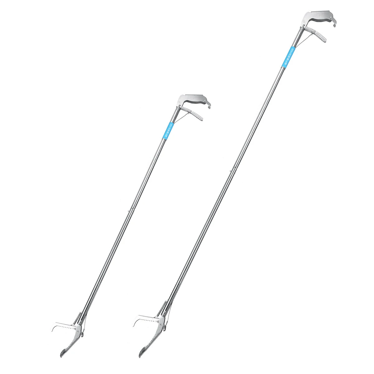 Foldable Stainless Steel Snake Catcher Stick | 1.2M/1.5M Snake Tongs Handle - Image 2
