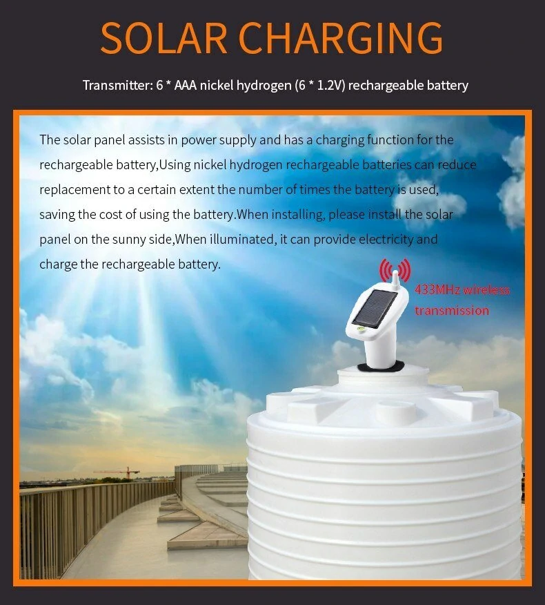 Ultrasonic Water Tank Level Sensor - Liquid Depth Meter with Temperature Display - Image 5