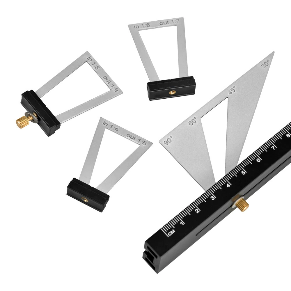 Onkel.J 28pc Dovetail Tenon Marking Ruler - Adjustable Joint Gauge for Carpentry - Image 5