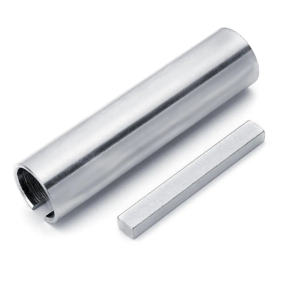 5/8 to 3/4 Inch Steel Shaft Adapter | Pulley Bore Reducer Sleeve Bushing with Keystock - Image 5