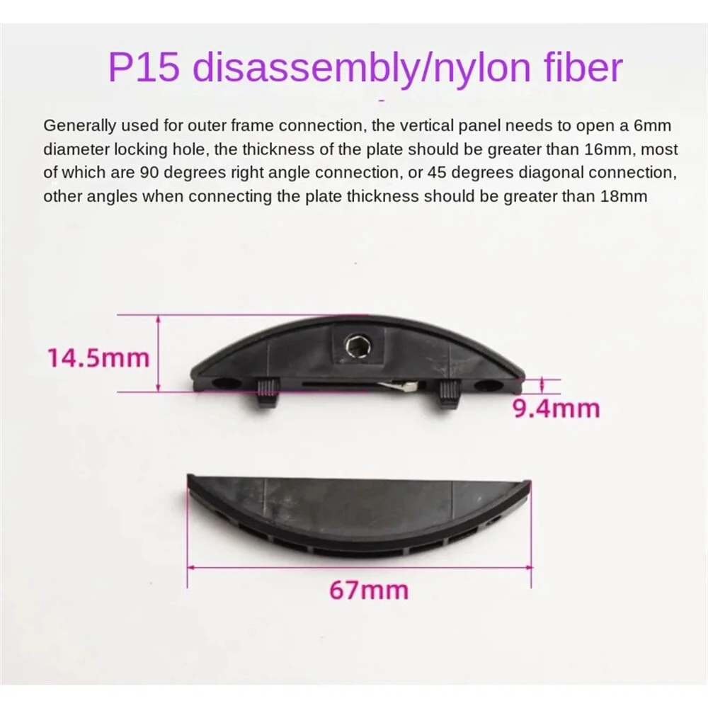 Woodworking Lamino Invisible Connector - 50 Pairs P14 P15 Reusable Fasteners | 2 in 1 for Slotting Machine - Image 3