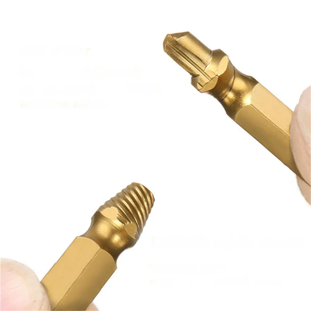 Damaged Screw Extractor Kit - 4pc Tool for Removing Stripped Metal Screws - Image 4