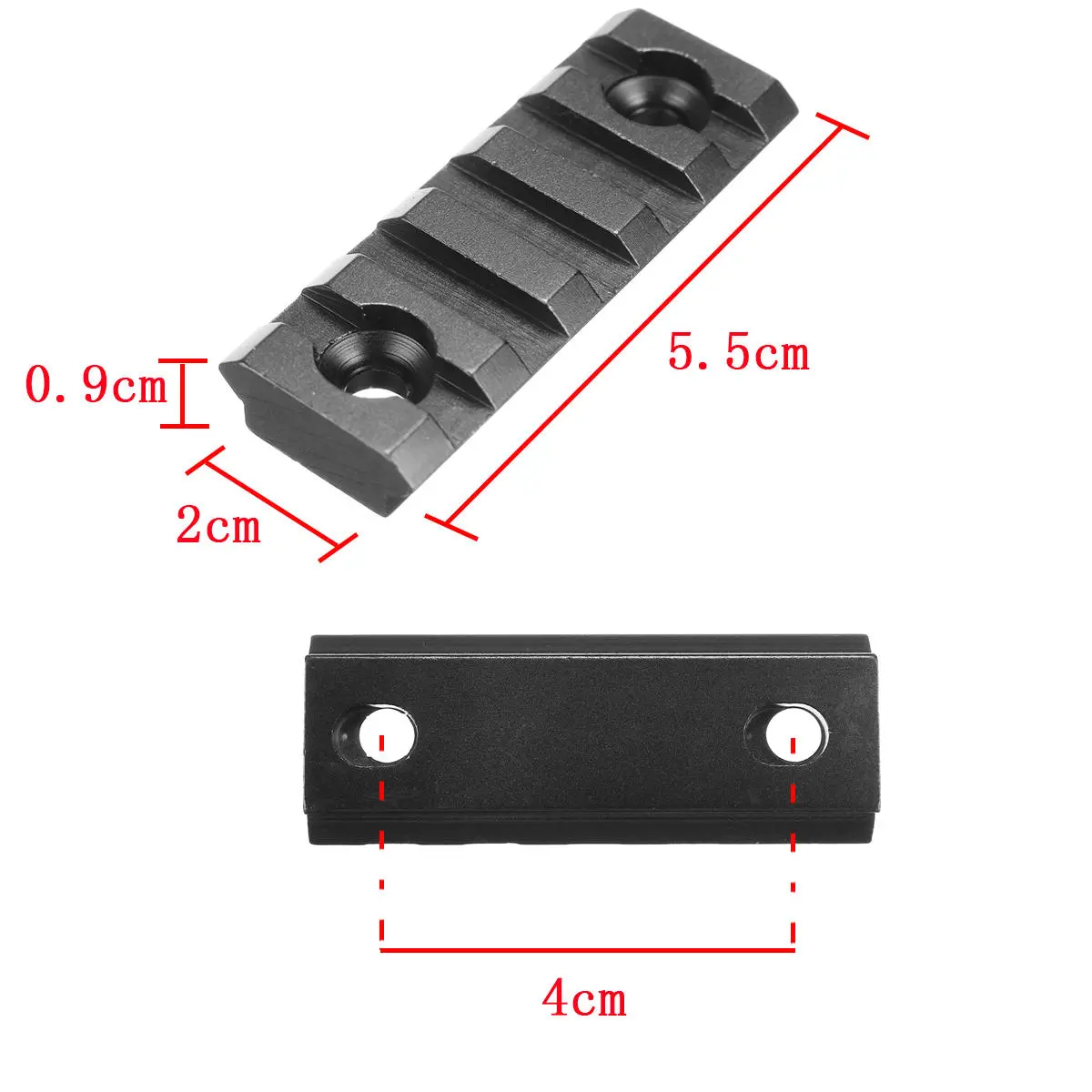 Black Matte Picatinny Rail Handguard Keymod 5 Slot 2.17in Model XYZ - Image 3