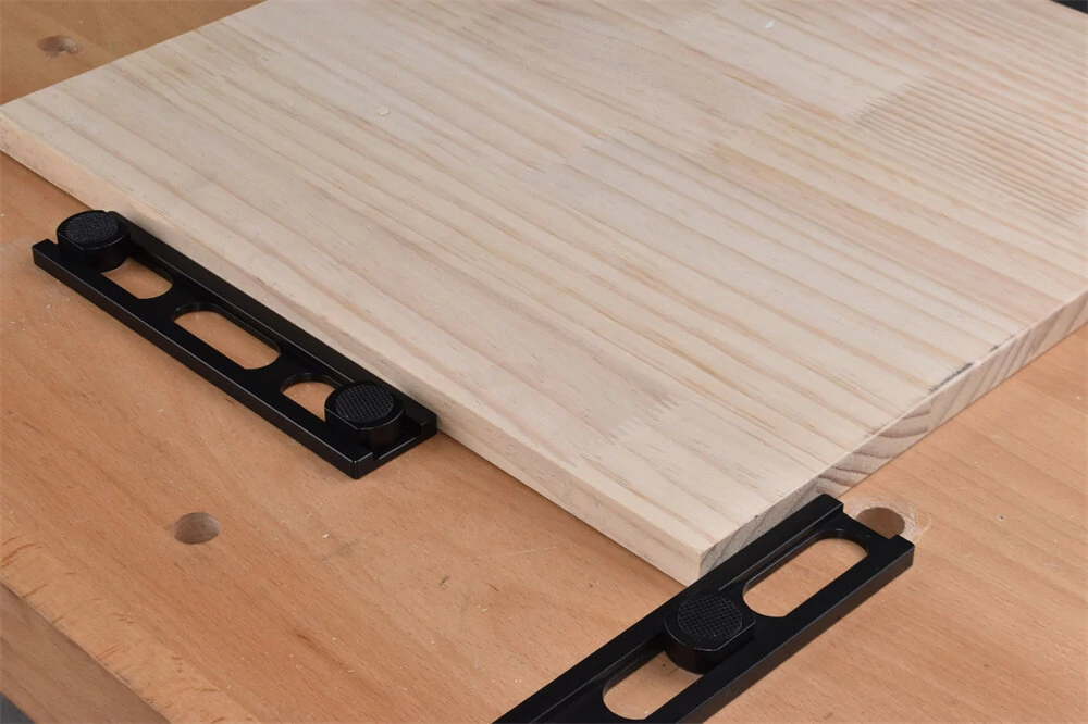 Fonson Woodworking Planing Stop with 10 Bench Dogs - Router Table Accessory - Image 2
