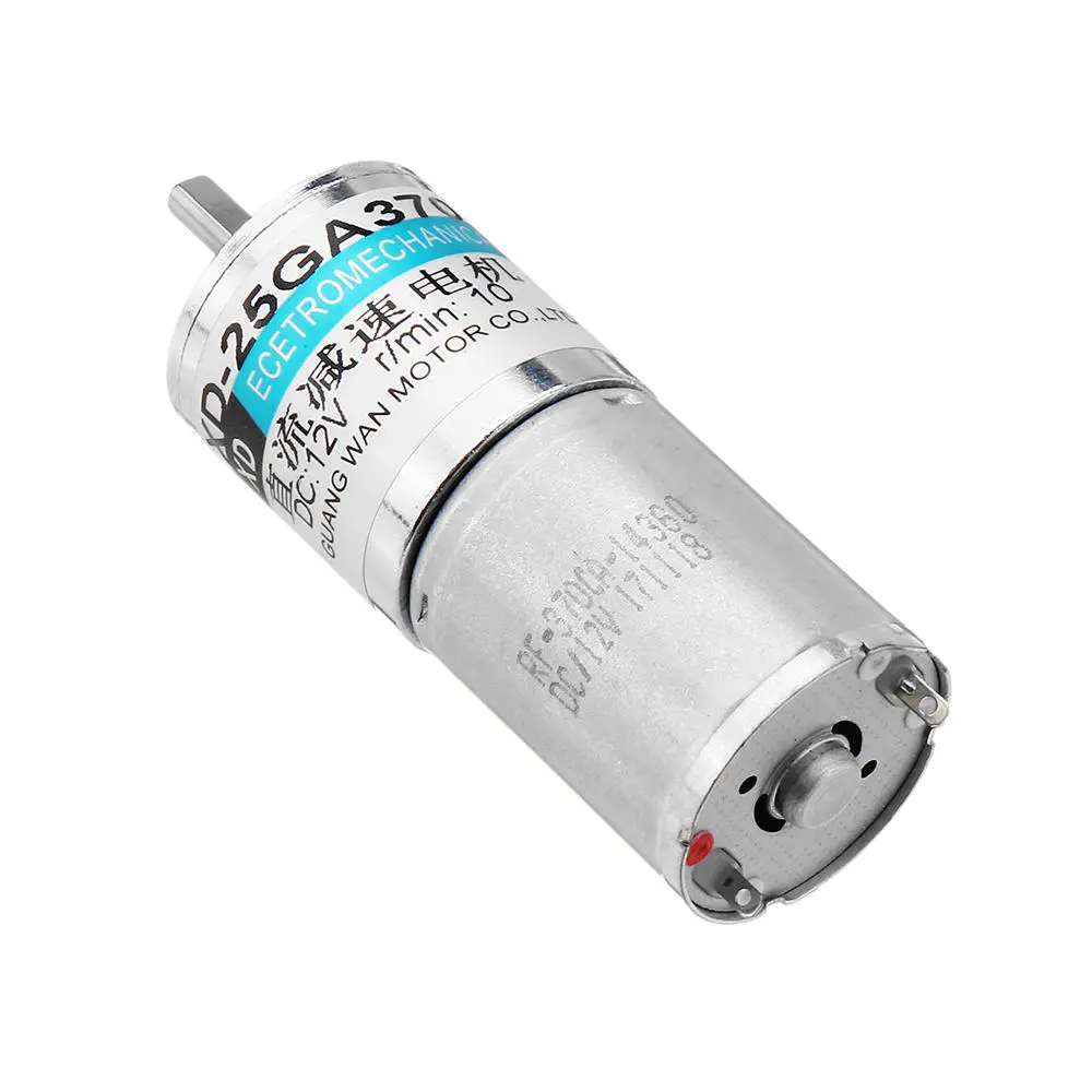 Machifit 12V 10RPM DC Gear Motor - 25GA370 Metal Gear Motor - Image 4