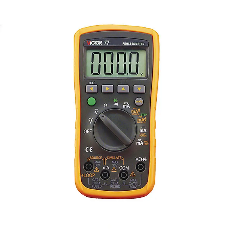 VC77 Digital Multimeter - 2-in-1 with 4-20mA Signal Output & Process Source - Image 3