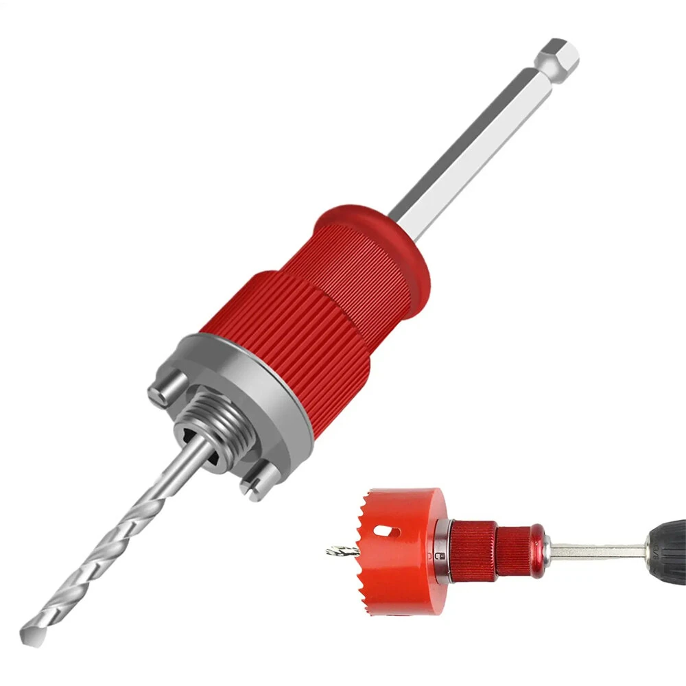 Quick Coring Hole Drill Rod - Carbon Steel Drill Bit 19.5cm | Multi-Material for Wood, Acrylic, Aluminum & Iron | High Hardness Wear Resistant - Image 5