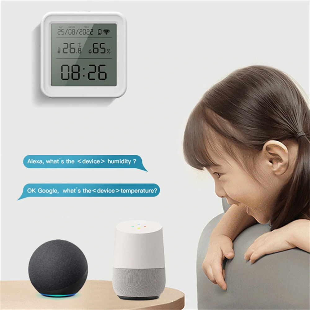 Tuya TH08 Wi-Fi Zigbee Temperature Humidity Sensor | Alexa Google Compatible | Wireless Home Monitoring - Image 3