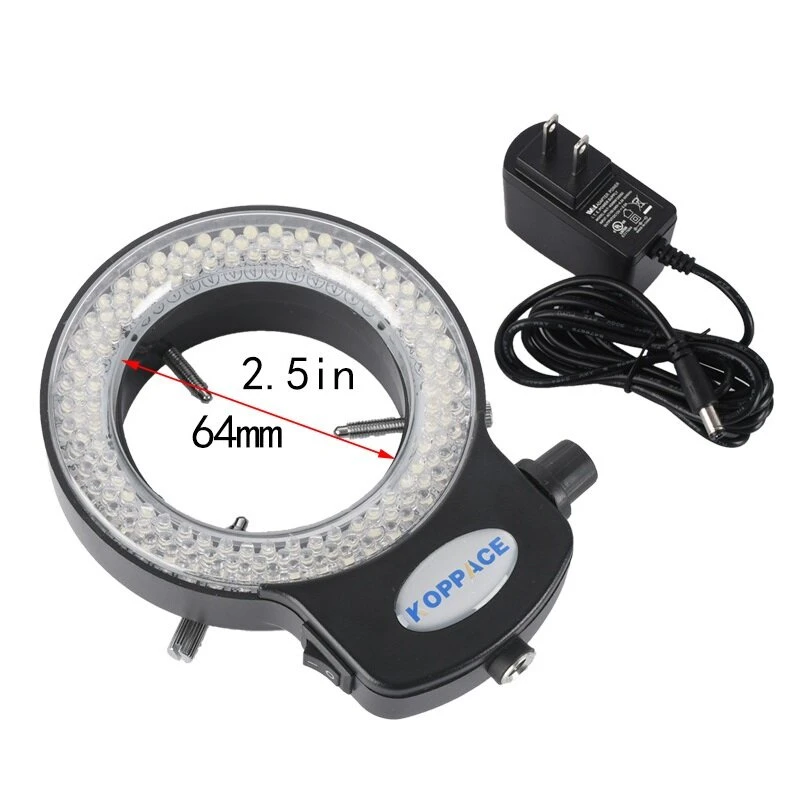 KOPPACE Stereo Microscope 7X-45X Zoom | 144 LED Ring Light | WF10X/20 Eyepiece - Image 4