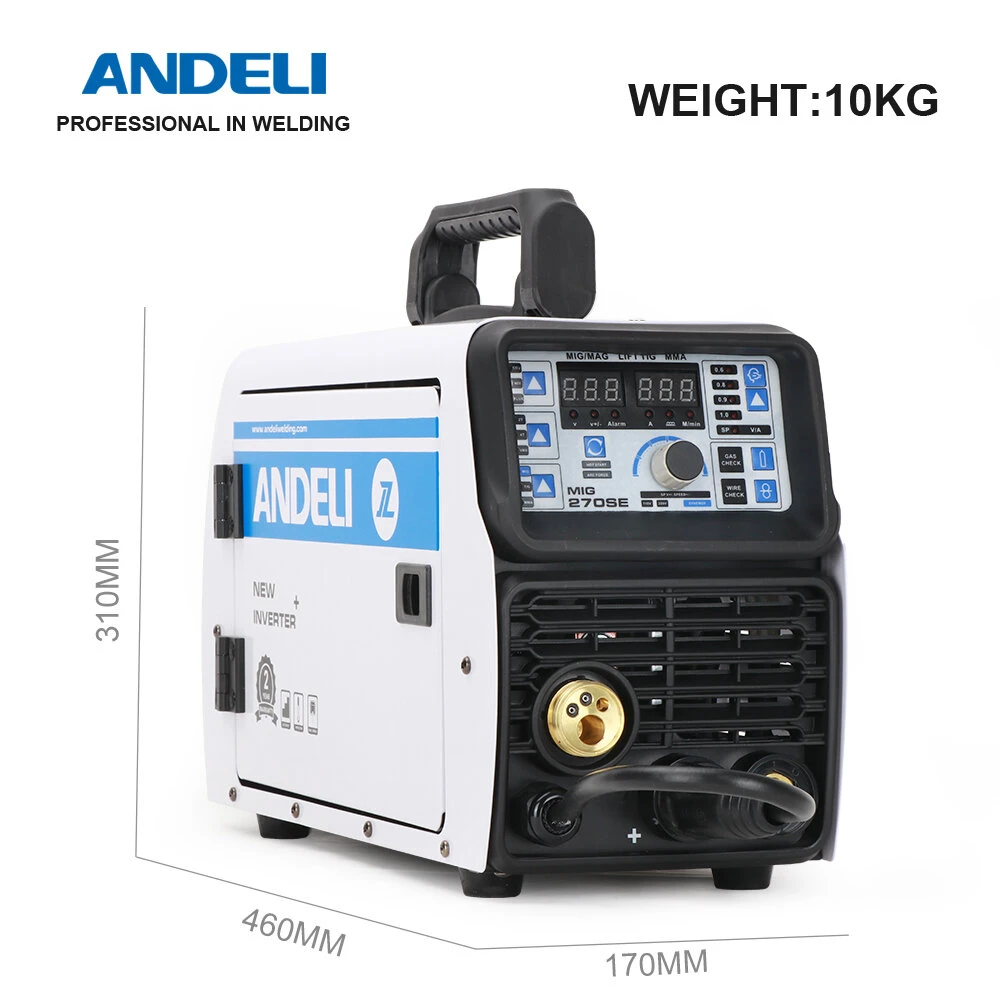 ANDELI MIG-270SE 3-in-1 MIG TIG MMA Welder | 220V Gasless Welding Machine - Image 3