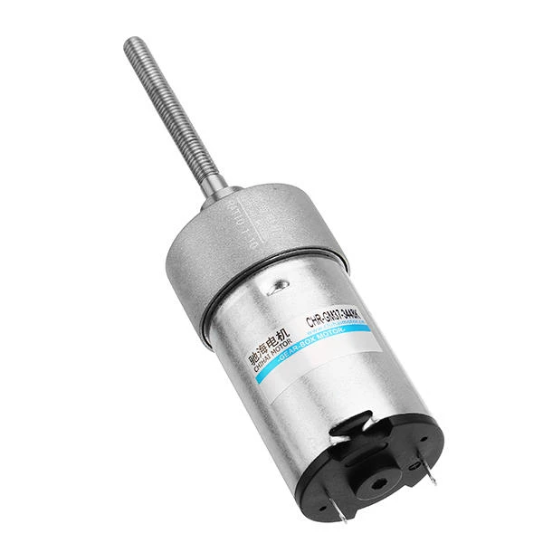 CHIHAI MOTOR 24V 350RPM DC Gear Motor | Screw Shaft Reduction Motor - Image 4