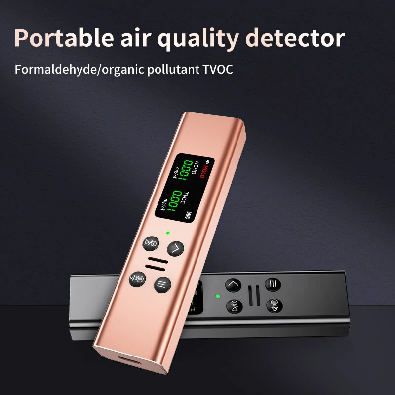 Air Quality Detector - Formaldehyde & Pollutant Monitor | Portable, USB-C | Home & Office - Image 4