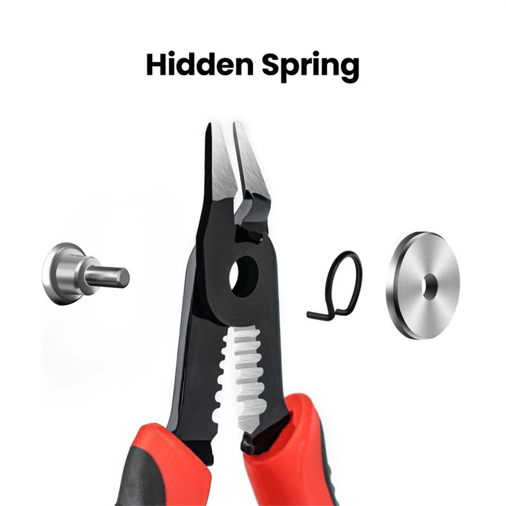 KAIWEETS KWS-102 6-inch Flush Pliers | 2-in-1 Wire Cutter & Stripper 10-20 AWG - Image 2
