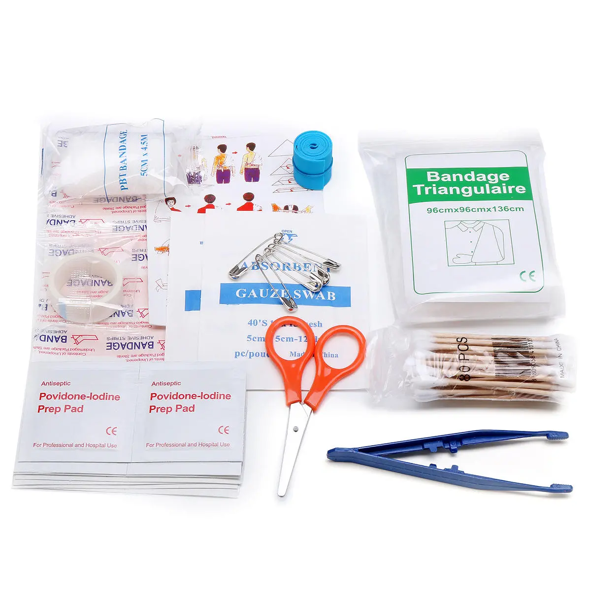 79-Piece Emergency First Aid Kit for Car, Travel & Home - Survival Supplies Bag - Image 2