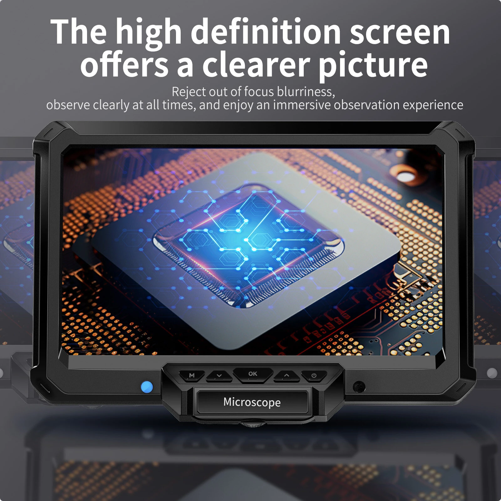 MUSTOOL MK7 Digital Microscope - 7 Inch IPS Screen | 50X-1000X Magnification - Image 5