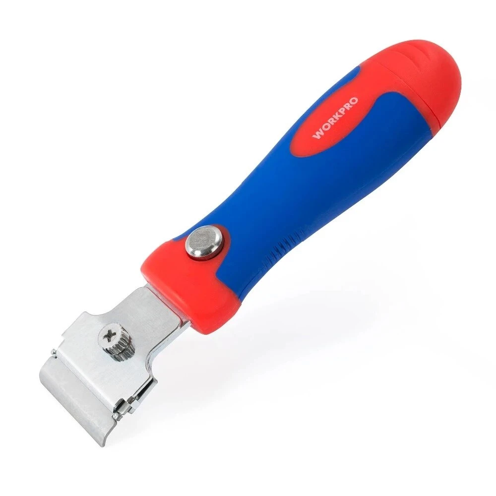 WORKPRO Retractable Window Scraper - 4 Position Grip Handle & Glass Cutter - Image 3