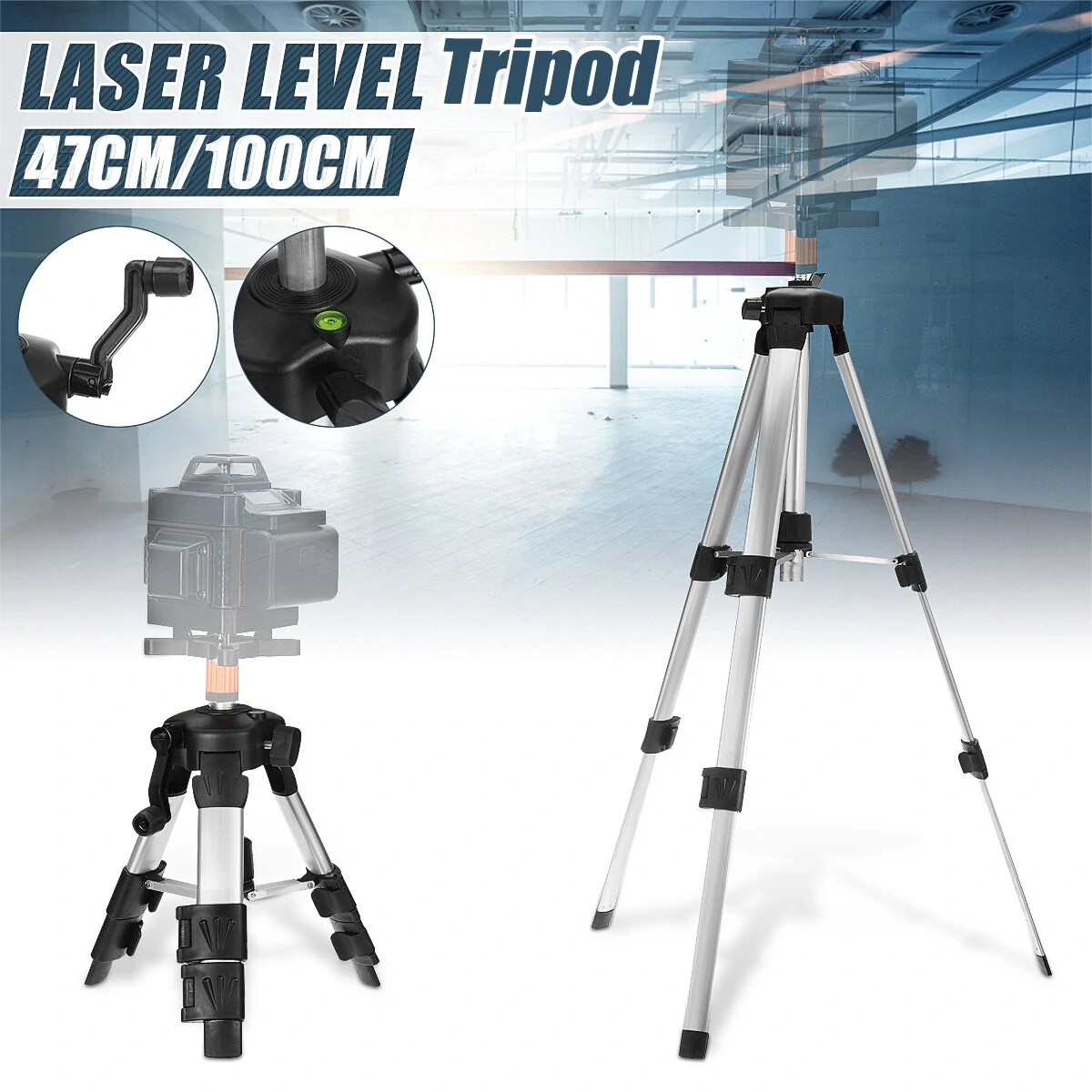 Green Light Laser Level - 12/16 Line Self-Leveling | 360° Rotary Measure Tool - Image 2