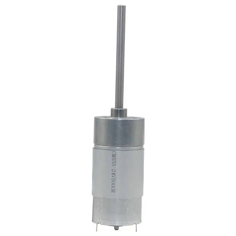 37GB555 12V/24V Gear Motor - 130RPM Micro Gear Reduction Motor | 75.5mm Extended Shaft - Image 2