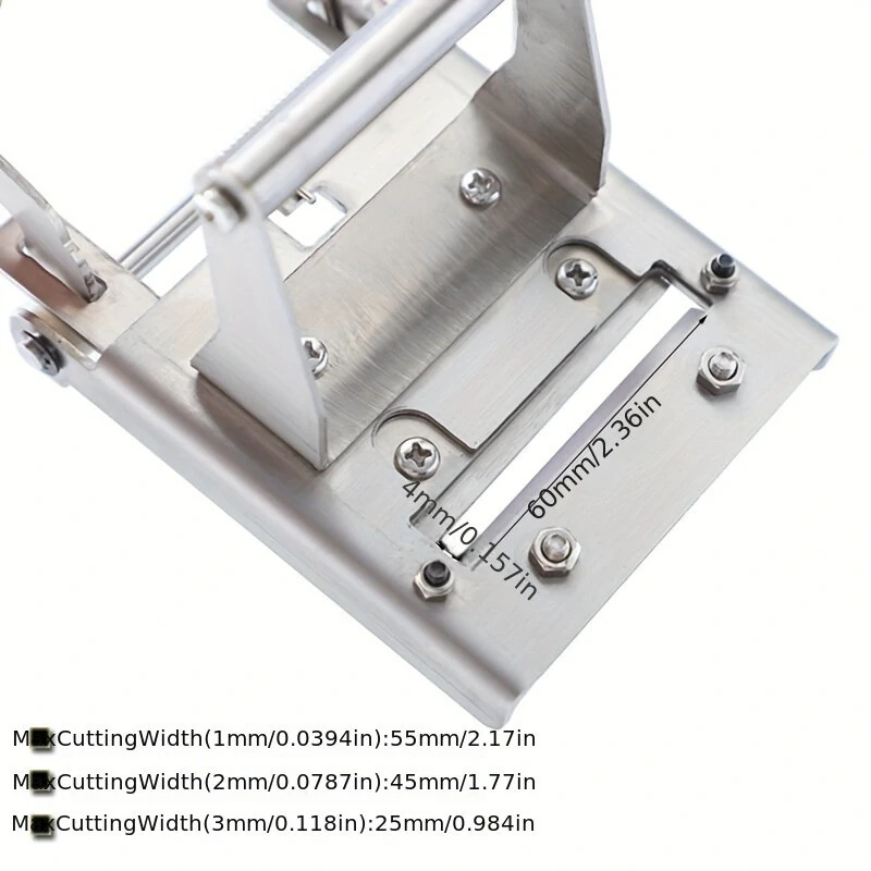 Mini Woodworking Trimming Machine - Multifunctional Cutting Trimmer | Stainless Steel Tool - Image 5