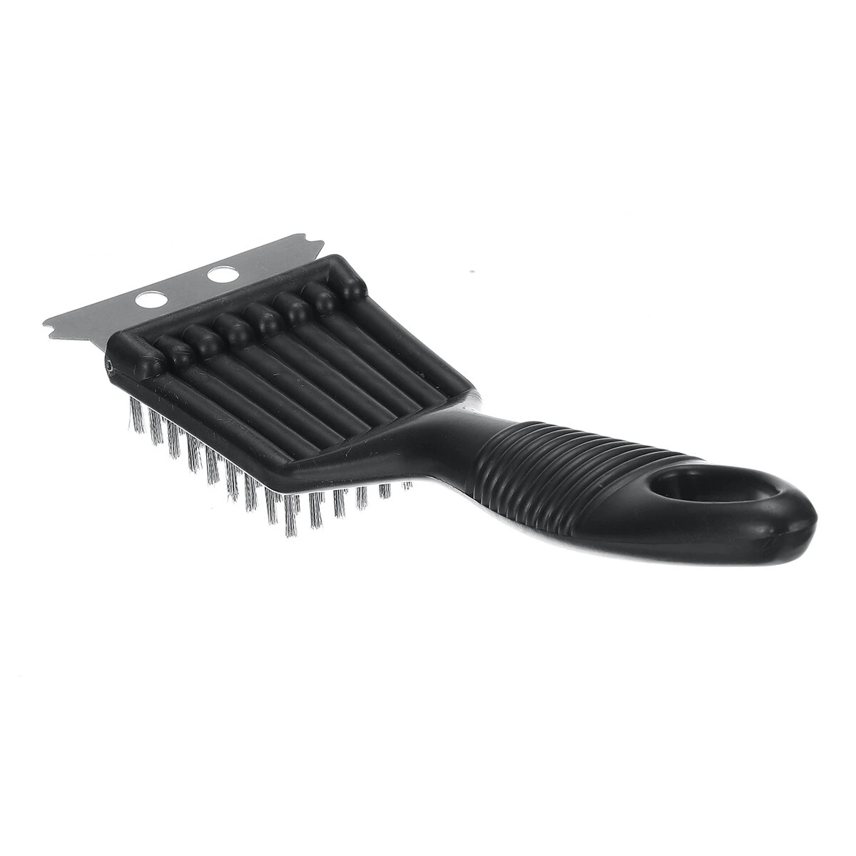 Grill Brush with Wire Bristles - Steel BBQ Cleaning Brush for Non-Stick Grills | Outdoor Cooking Tools - Image 4
