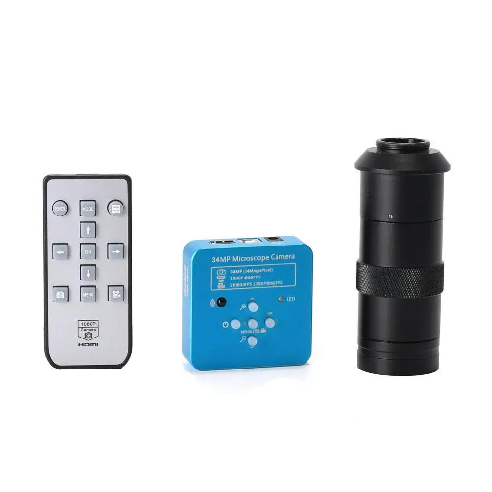HAYEAR 7 Inch Digital Microscope - 34MP 1080P USB Camera | 100X Zoom 40 LED for PCB Repair - Image 2