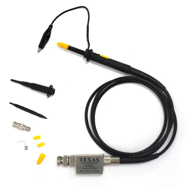 PT200 Oscilloscope Probe Kit - 200MHz Test Probe with Clip & Pen - Image 3