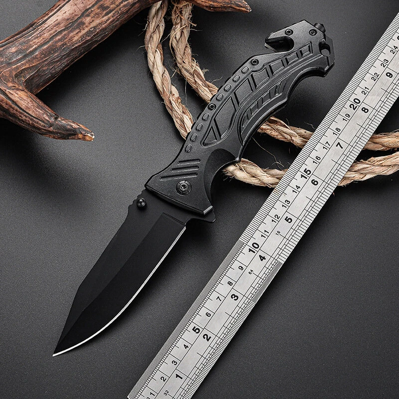 Knifee 22CM Survival Knife - High Hardness Military Hunting & Camping Tool - Image 5