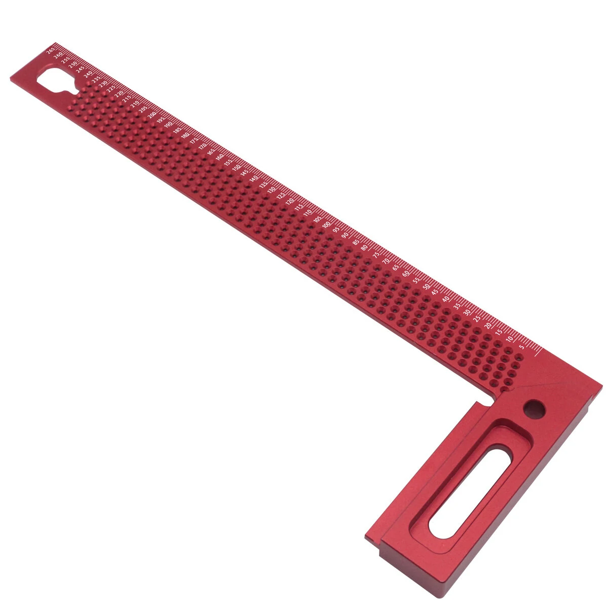 FNICEL 300mm Aluminum Woodworking Square - L-Type Scriber & Marking Ruler for Framing - Image 2