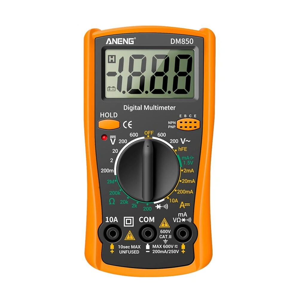 ANENG DM850 Digital Multimeter | 1999 Counts Auto-Ranging | AC/DC Voltage Tester - Image 4