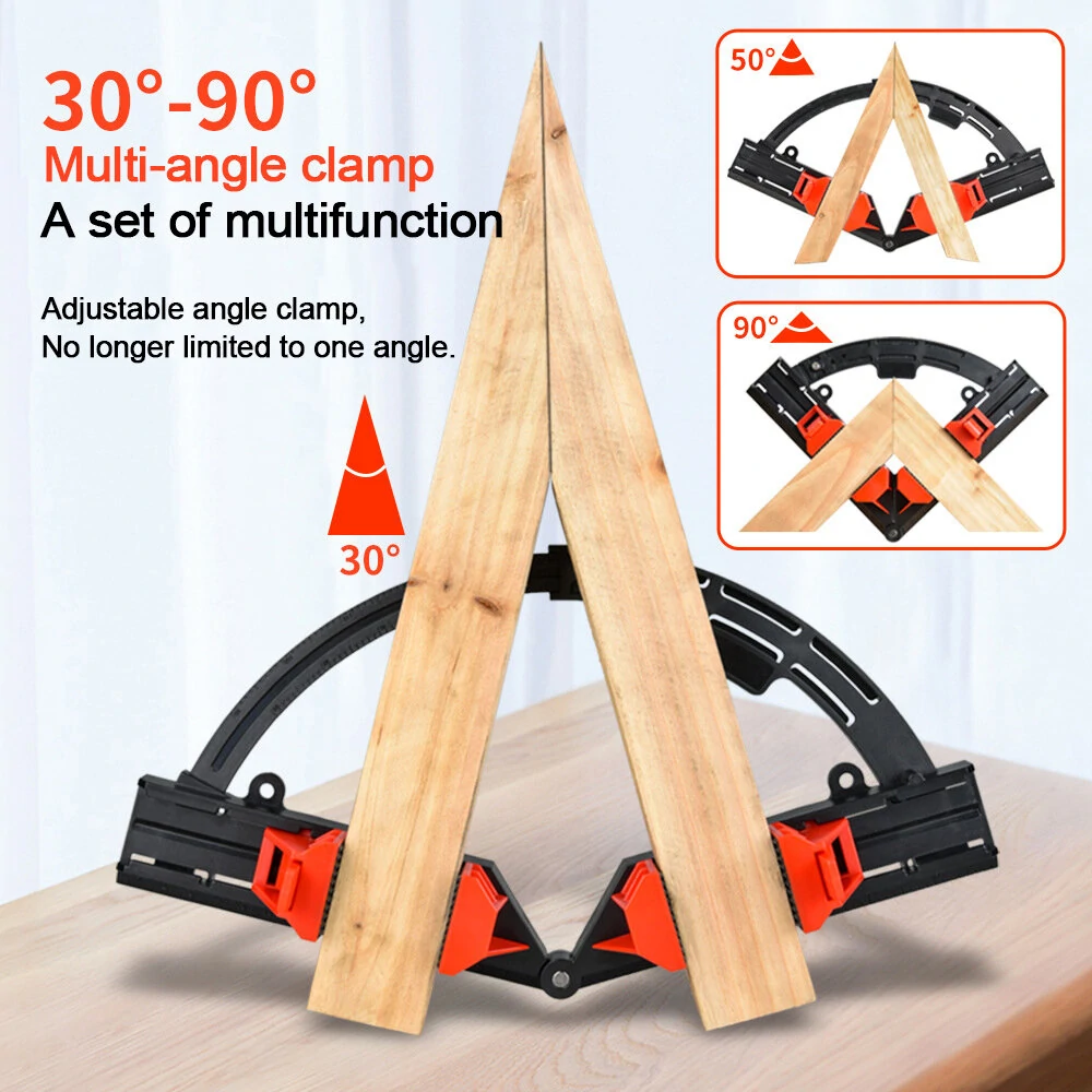 Woodworking 90 Degree Corner Frame Clamp - Adjustable Quick-Lock Tool for Picture Framing - Image 3