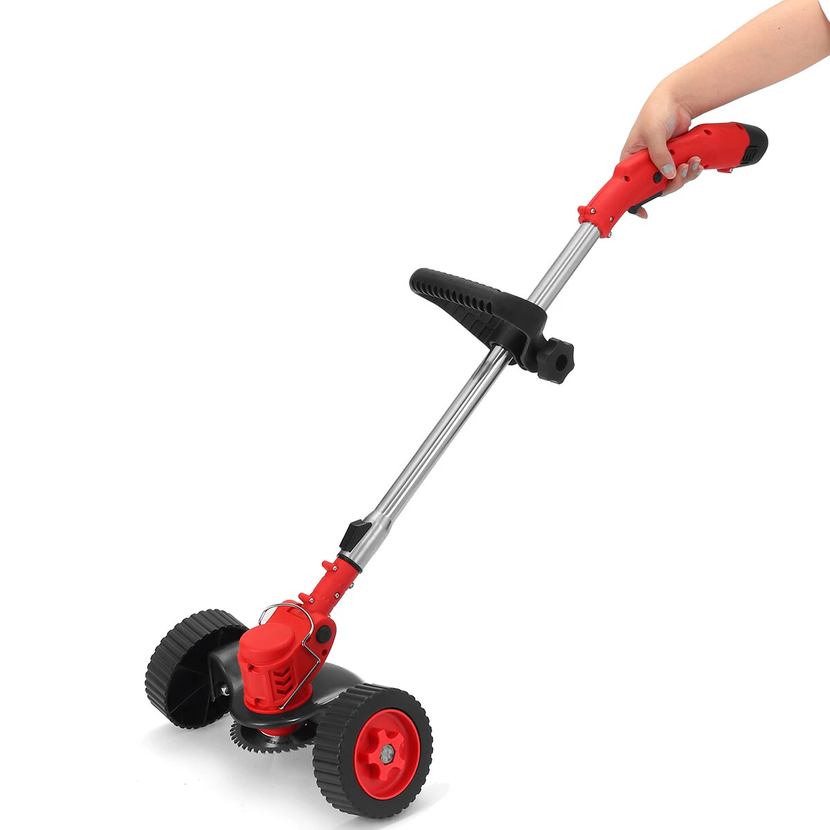 WORX 24V 1300W Cordless String Trimmer | Wheeled Lawn Mower & Weed Eater w/ Battery - Image 3