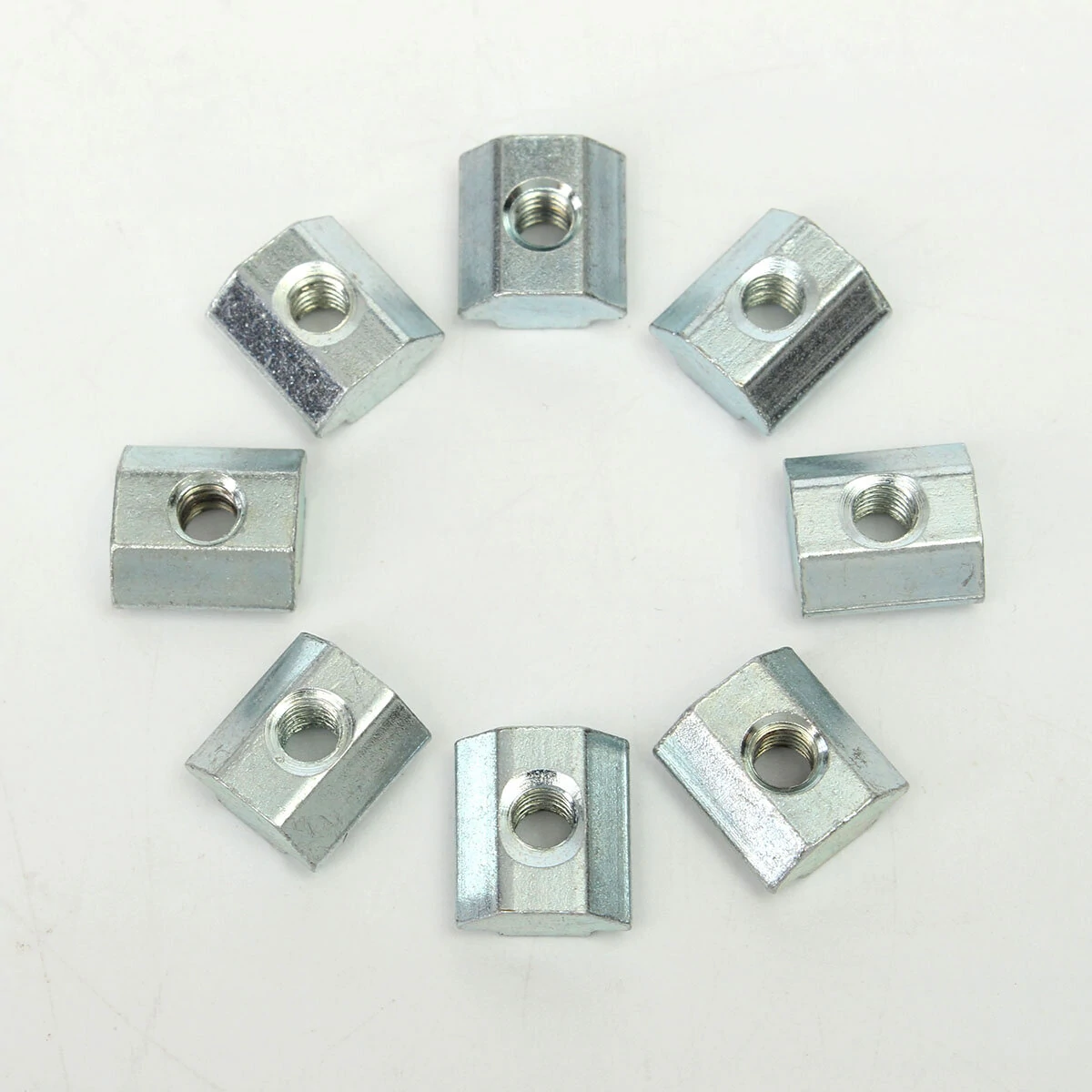 M4 T-Slot Nuts for 2020 Aluminum Profile - 50pcs Zinc Coated Plate Accessories - Image 4
