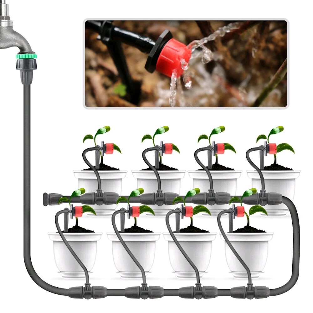 Micro Drip Irrigation Kit - DIY Garden Watering System with Adjustable Dripper - Image 2