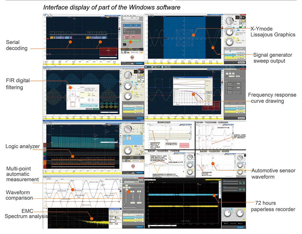 LOTO OSCA02X USB Oscilloscope - 2 Channel 35MHz | Logic Analyzer & Signal Generator - Image 3