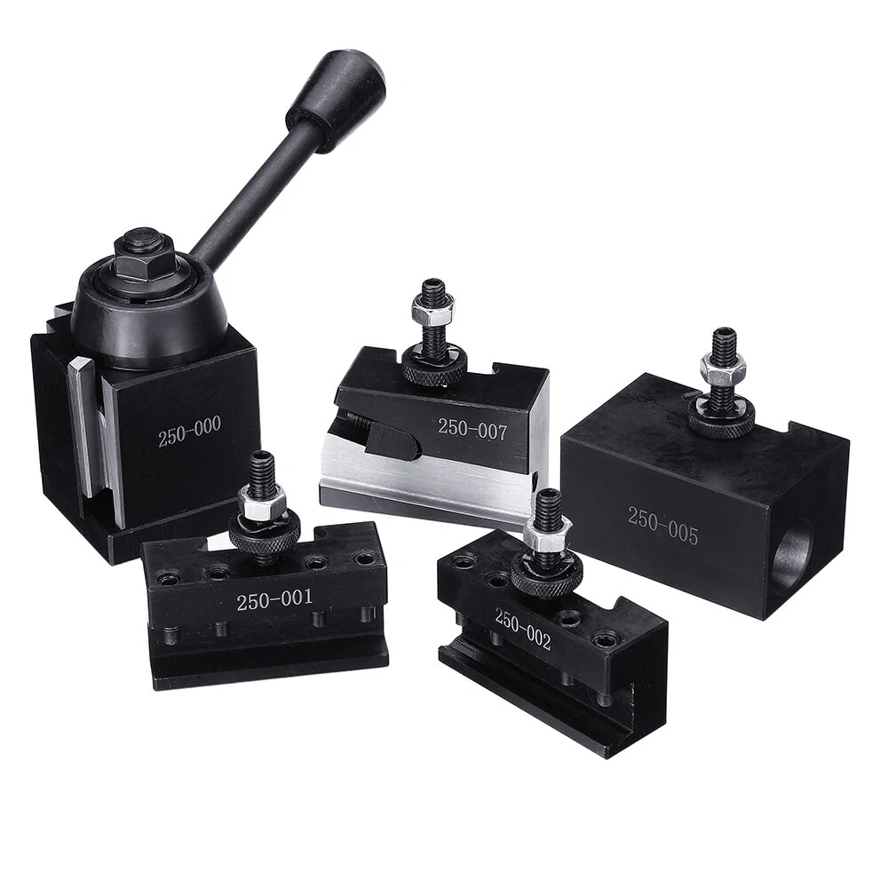 Machifit Quick Change Tool Post Kit - 250-000 Cuniform GIB Type with Tool Holders for Lathe - Image 3