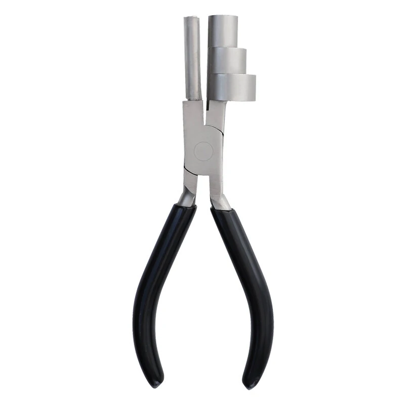 Mini Jewelry Pliers - 6 Inch 3-in-1 Flat Round Nose for DIY Hand-Wound Modeling - Image 2